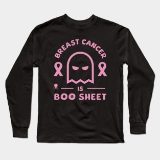 Breast Cancer Is Boo Sheet Long Sleeve T-Shirt